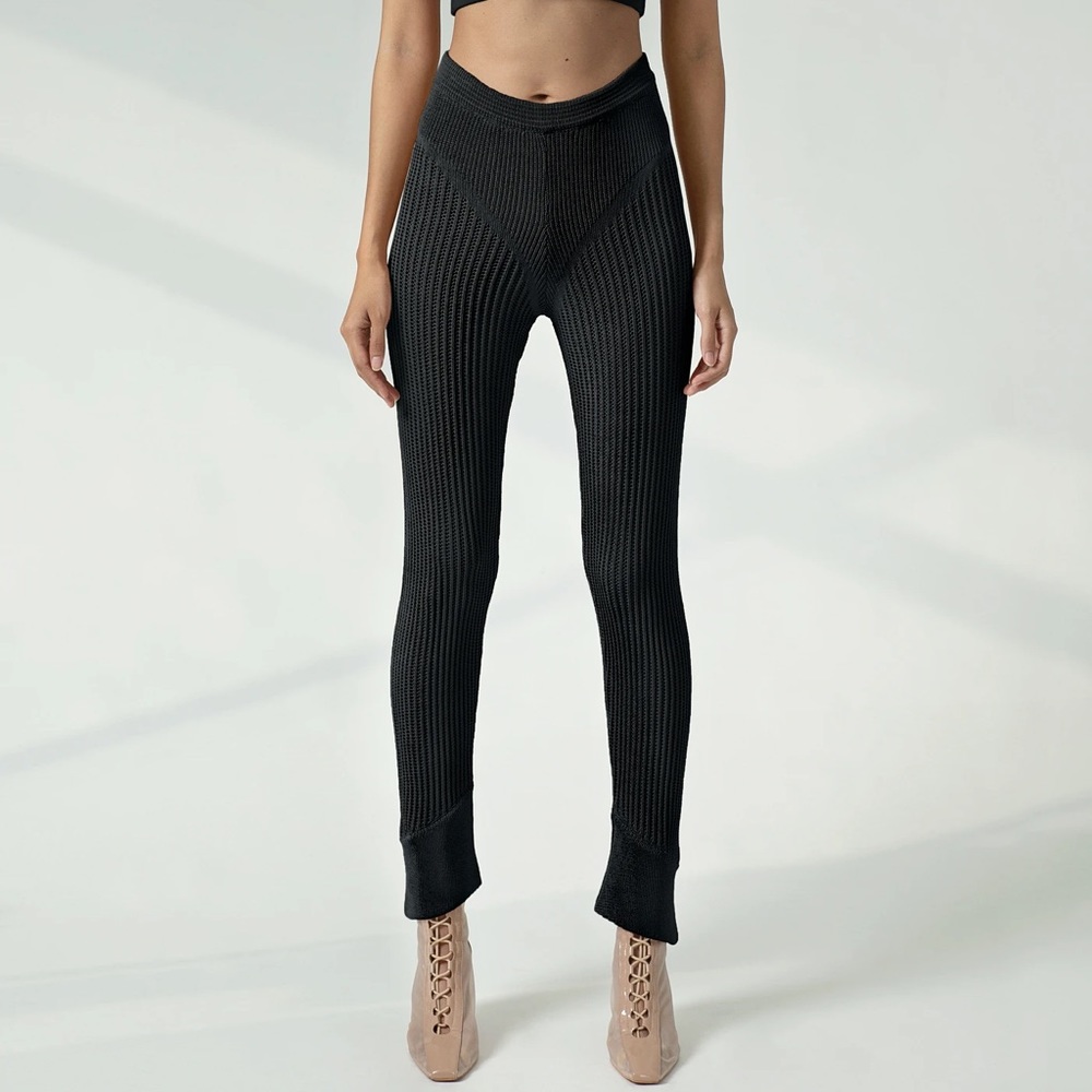 Ruve Black Sheer Pants